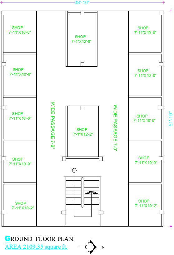 Shop layout details