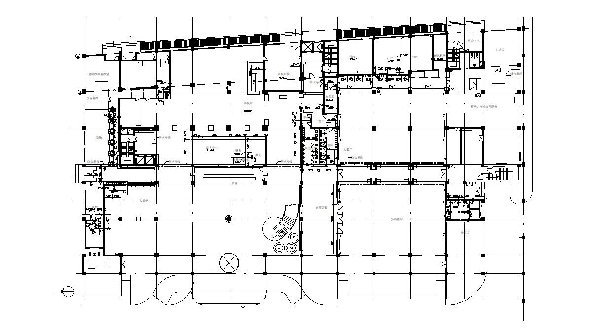 Shopping Mall Business Hub Building Design Plan