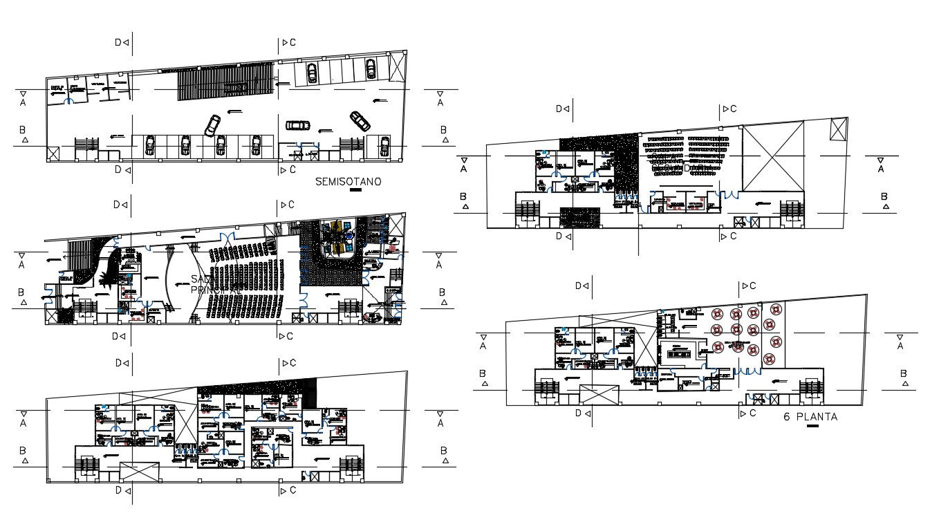 AutoCAD File of Shopping Mall for Floor Planning and Layout files