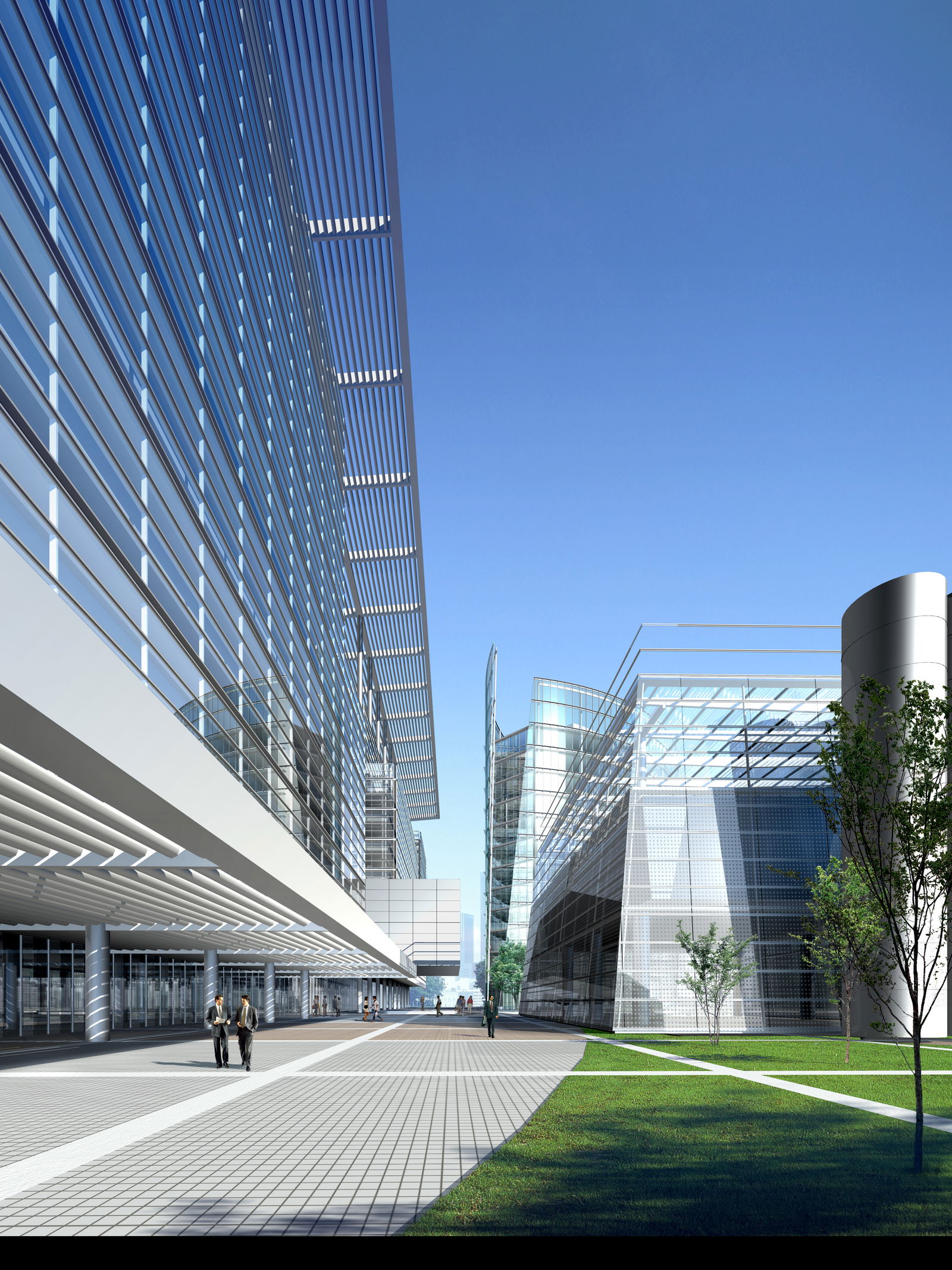 Shopping Mall Architectural Design Project File in DWG Format File