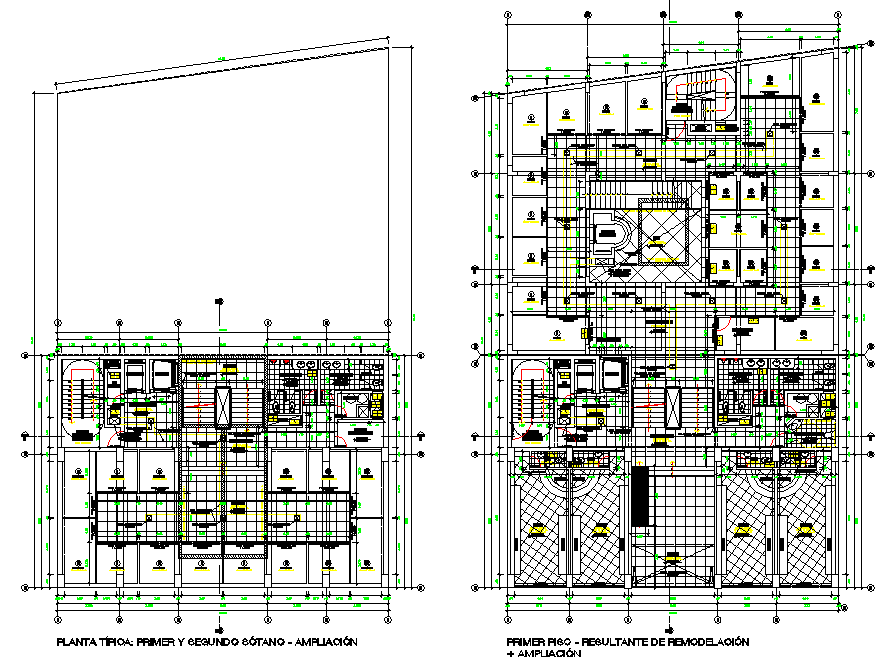 Shopping center in lima plan layout file