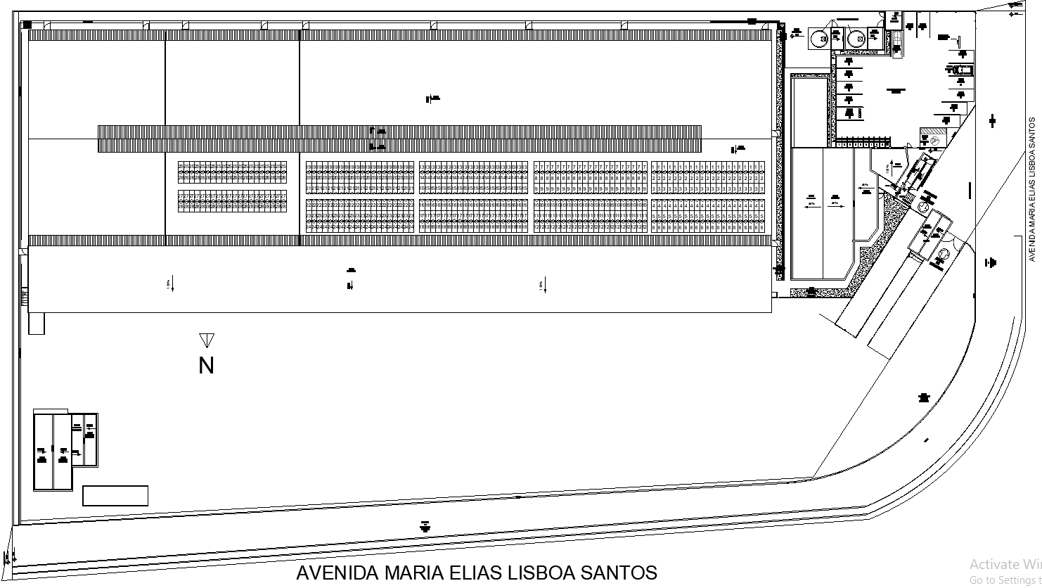 Shopping Mall Layout Design Architecture AutoCAD DWG File