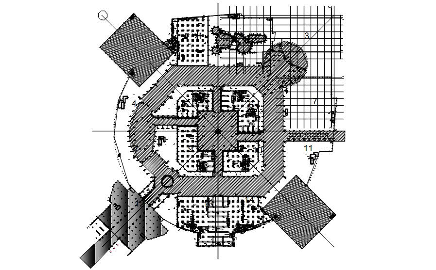 Shopping mall slab boundary and drift details are given in this AutoCAD 2D Drawing file. Download the free AutoCAD file.