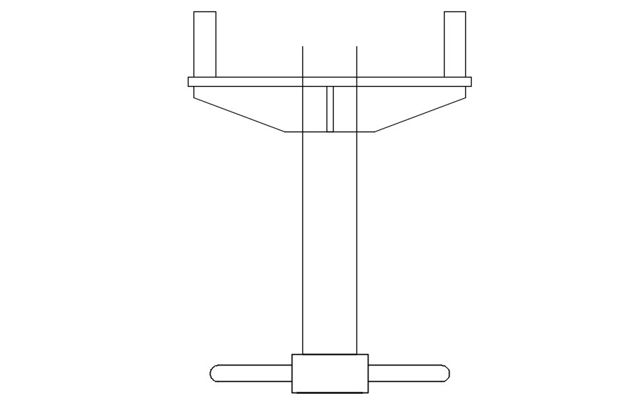 Shoring detail in AutoCAD 2D, dwg file, CAD file