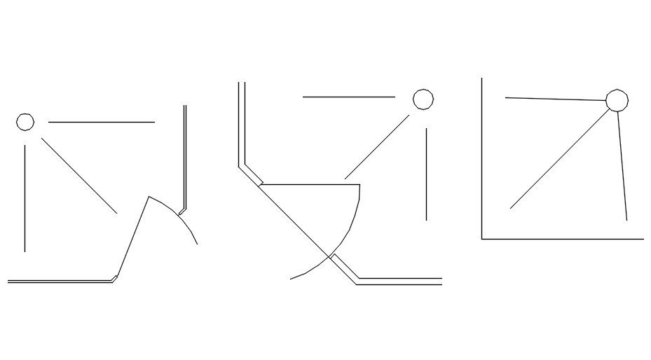 Shower area cad block layout in AutoCAD, dwg file.