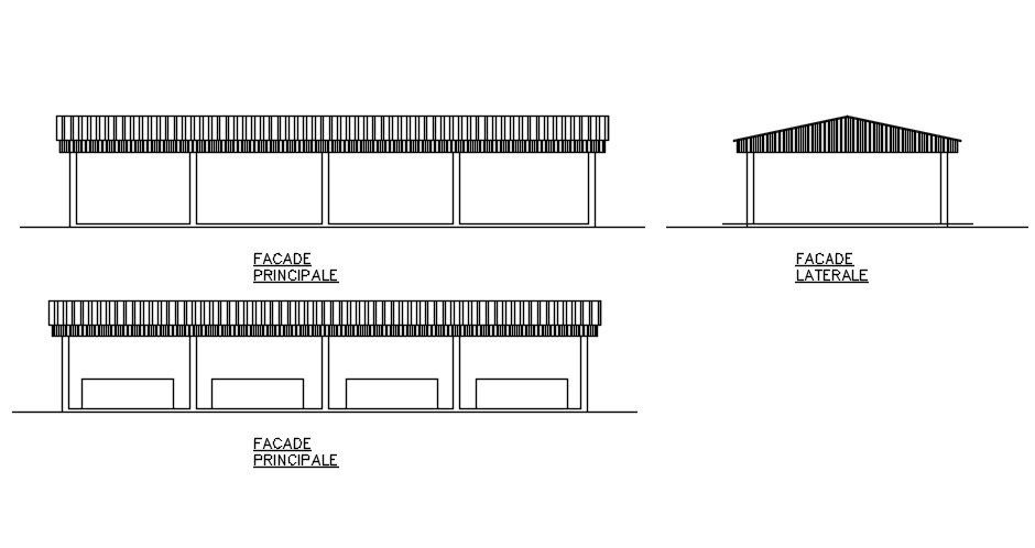 Showroom elevation details in AutoCAD, dwg file.