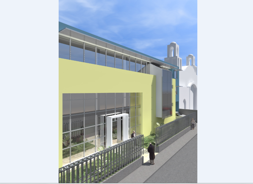 Professional Side View Elevation of a Residential Building plans