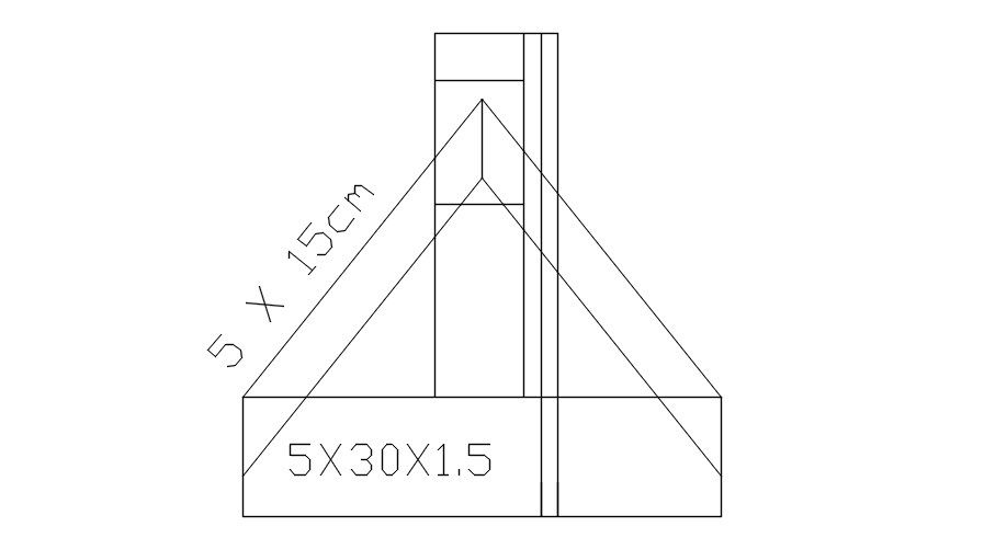Sign board drawing in AutoCAD, dwg file.