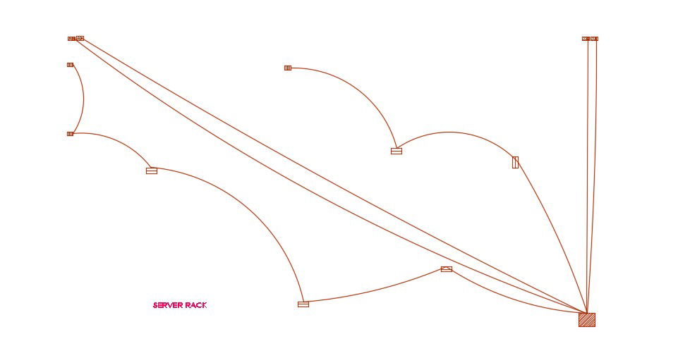 Simple Drawing Of Server Rack AutoCAD File