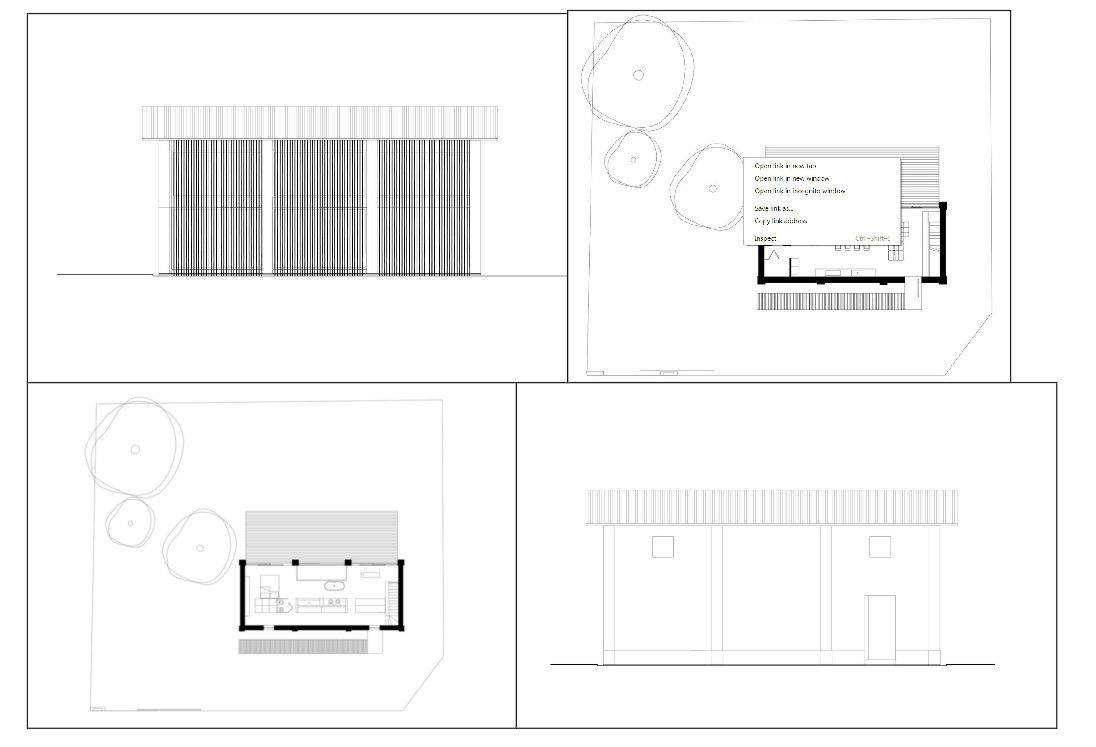 House Layout DWG Rooms Kitchen Living and Bathroom Showing Details