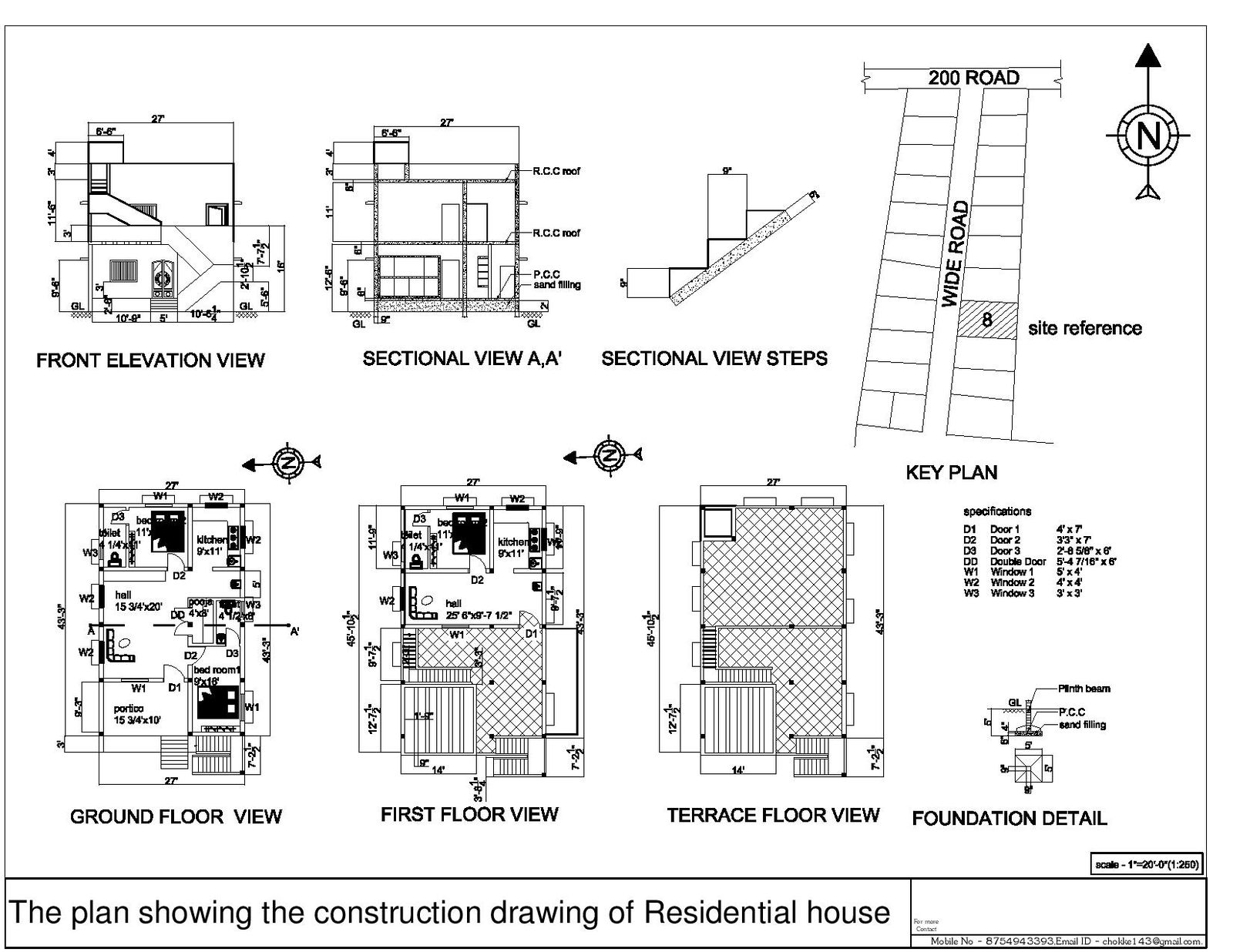 Simple Residential Building Plan