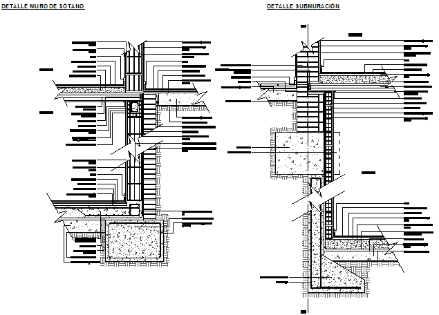 Simple foundation details ceramic block of house construction dwg file