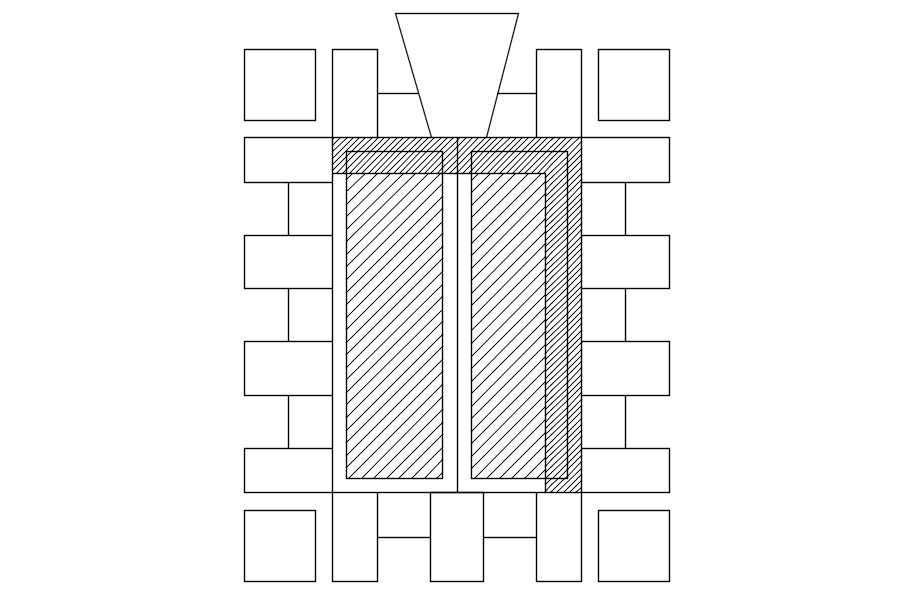 Simple panel window design in detail AutoCAD drawing, CAD file, dwg file