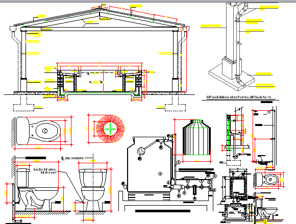 Single Family Housing Project dwg file