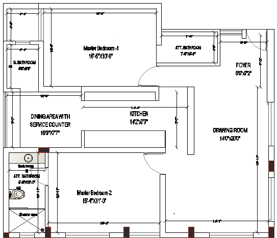 Single family house architecture layout plan details dwg file