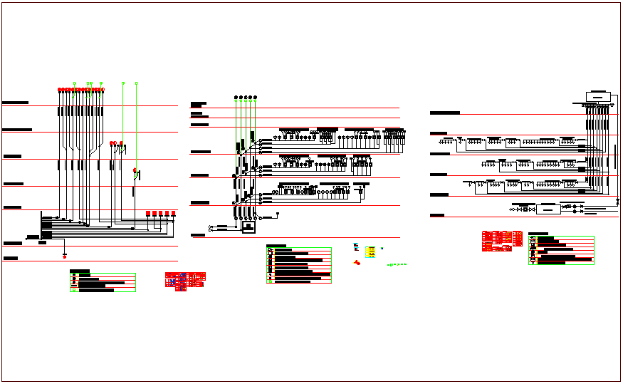 Single line diagram of storm water with detail of plumbing dwg file