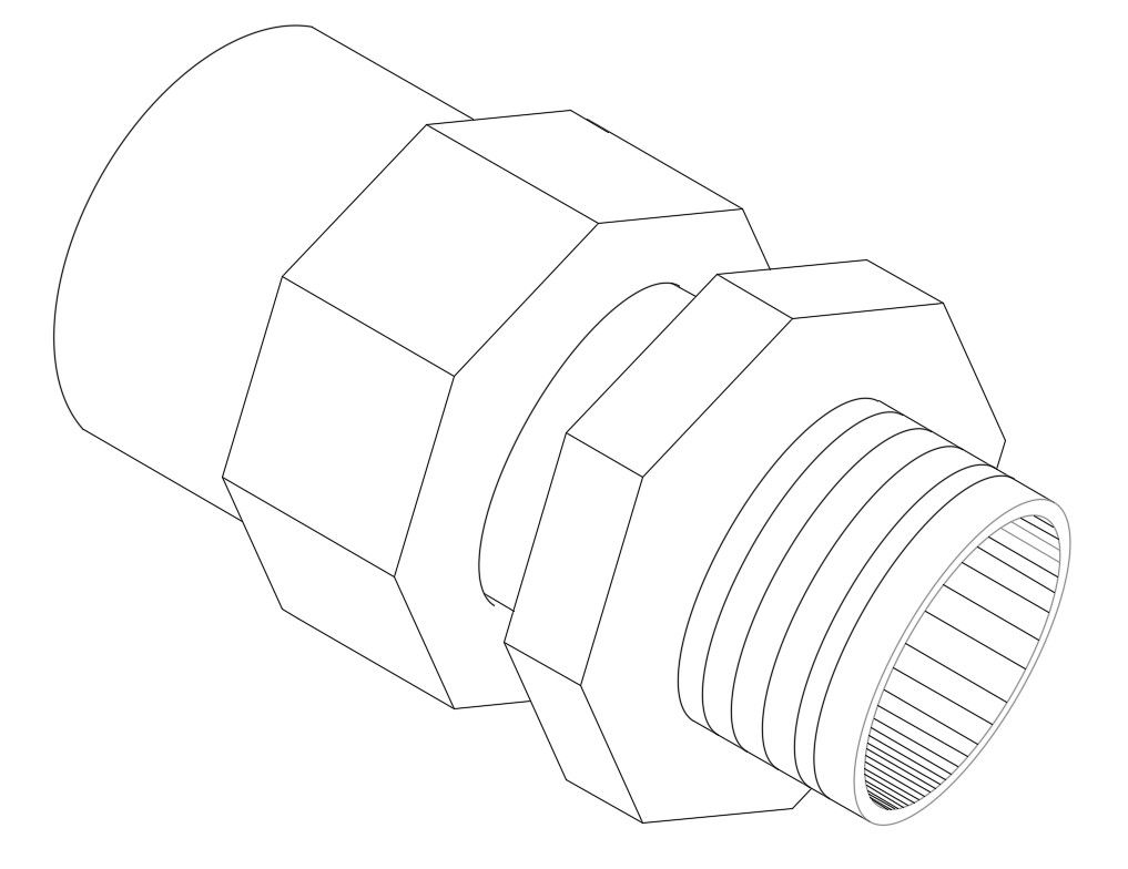 Single screw bolt elevation block cad drawing details dwg file