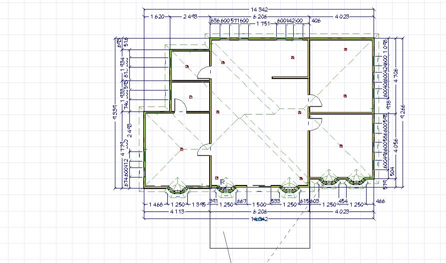 Single story floor plan 2