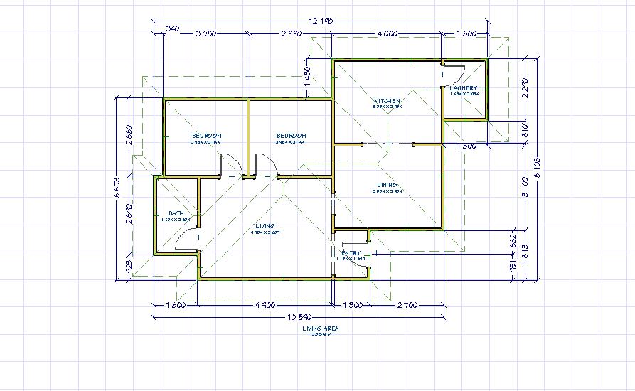 Single story floor plan 5