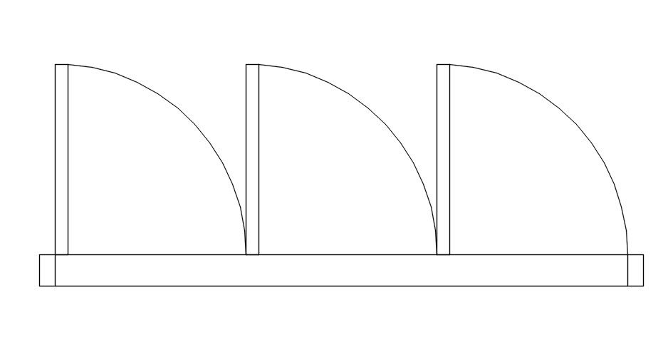 Single Door AutoCAD Drawing DWG File
