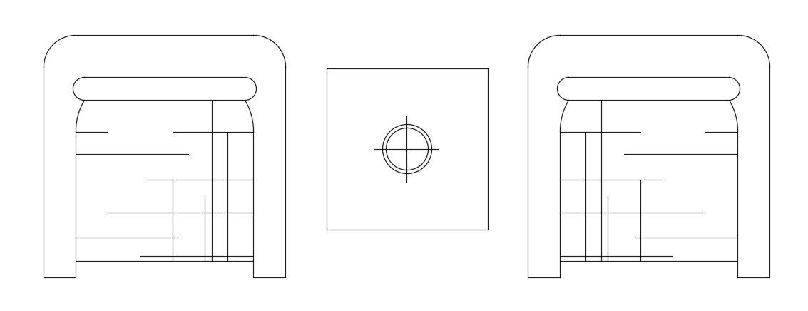 Single Seated Sofa Plans with Teapot in AutoCAD DWG file