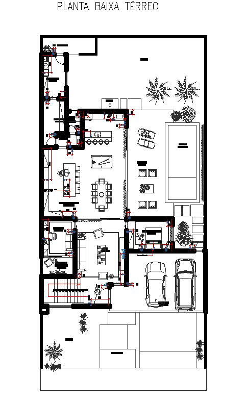 Single storey ground floor 1bhk Architectural house plan is available in this drawing file. Download Autocad DWG file.