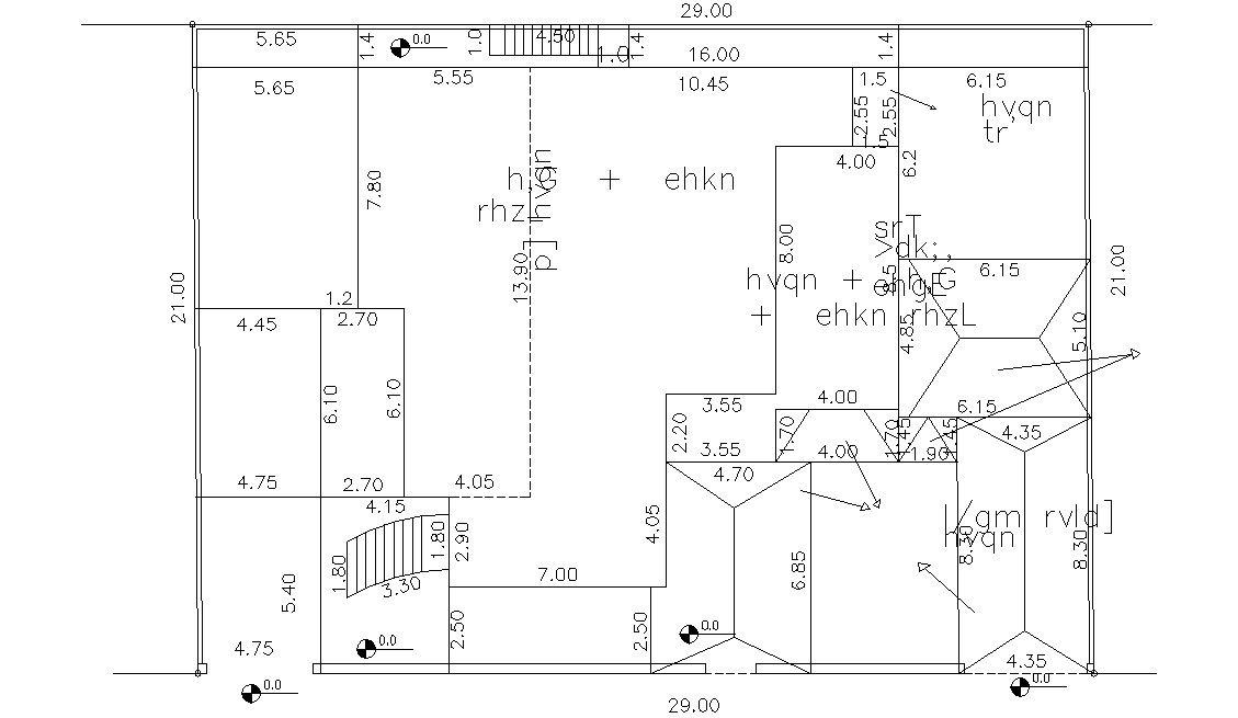 Site Plan Top View Design With Area Survey Drawing