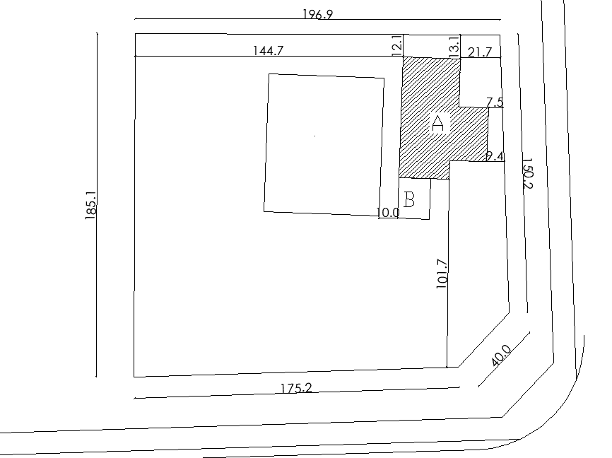 Site location plan autocad file