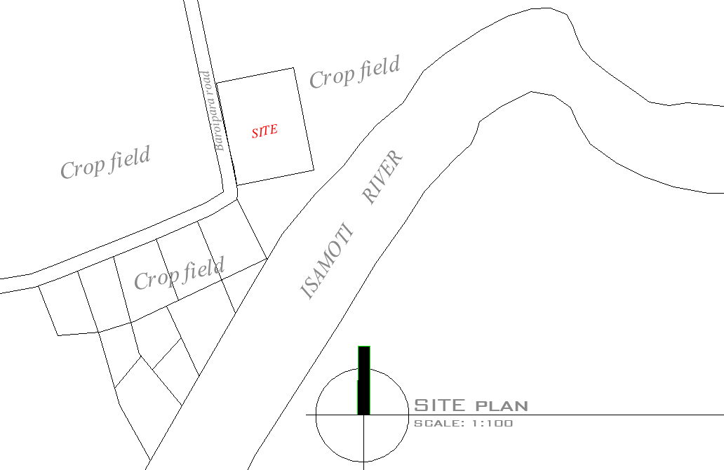Site location plan layout file