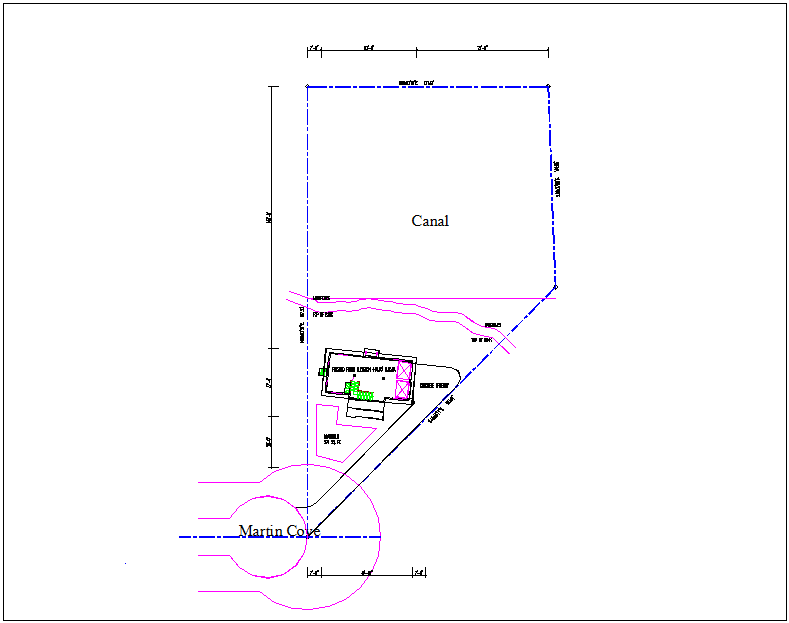 Site map location of bungalow plan view detail dwg file