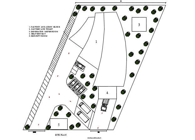 Site plan detail dwg file
