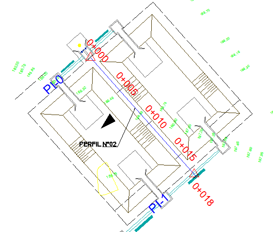 Site plan details of corporate building design dwg file
