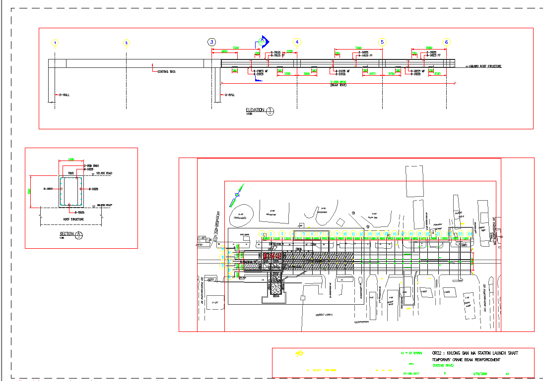 Site plan layout view detail and Structure view detail dwg file