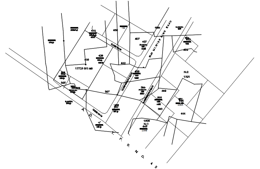 Building Site Plan In DWG File