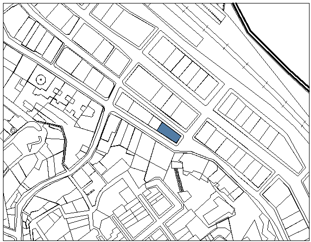 Site plan with location map of government building dwg file
