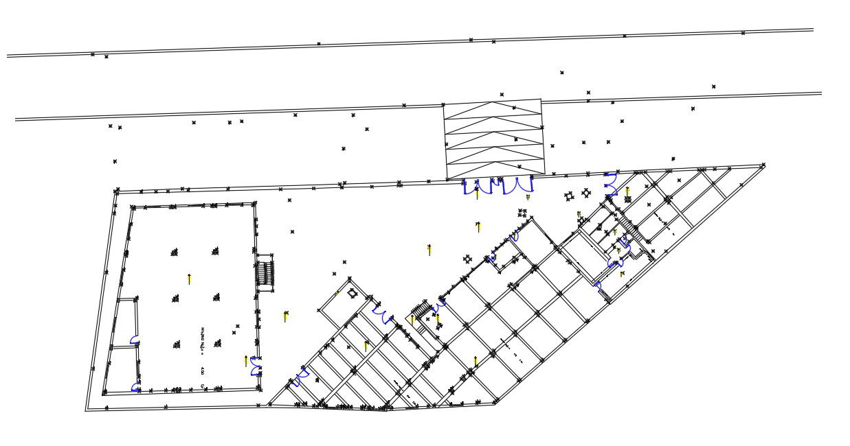 Site Layout Plan AutoCAD Drawing Free DWG File
