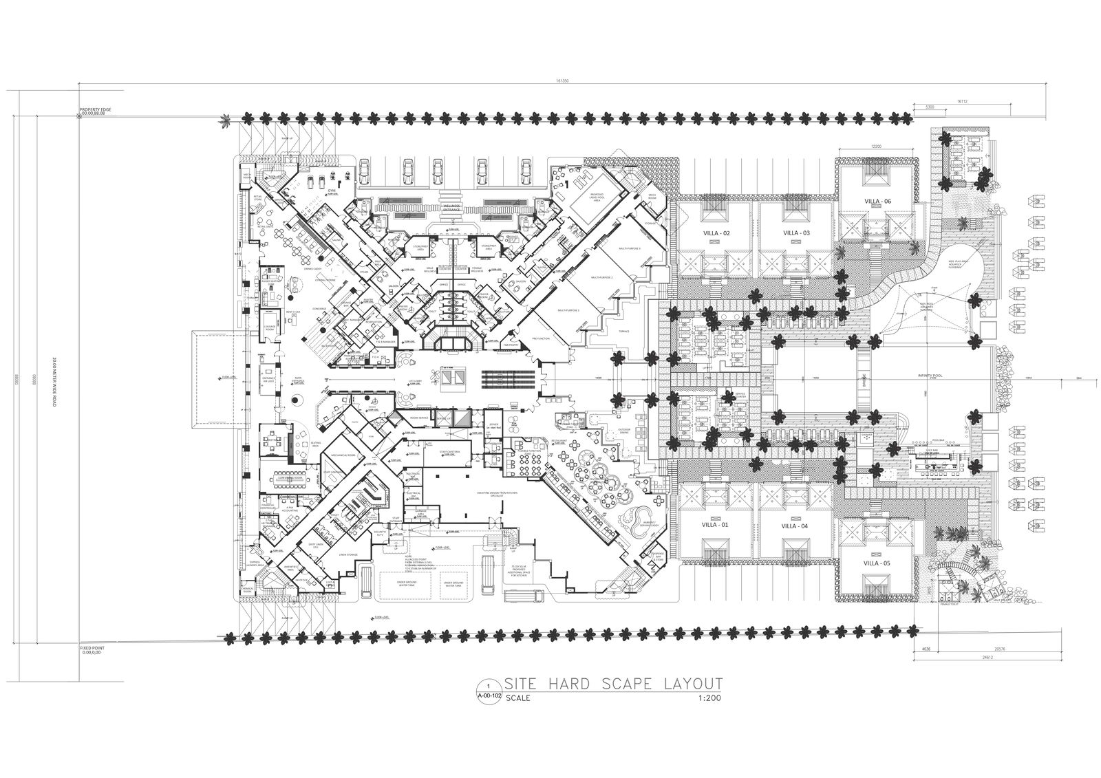 View Hardscape DWG Site Layout Drawing for AutoCAD Design File