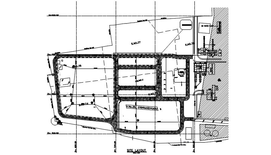 Site layout and Detail of Culvert. Download AutoCAD DWG file.
