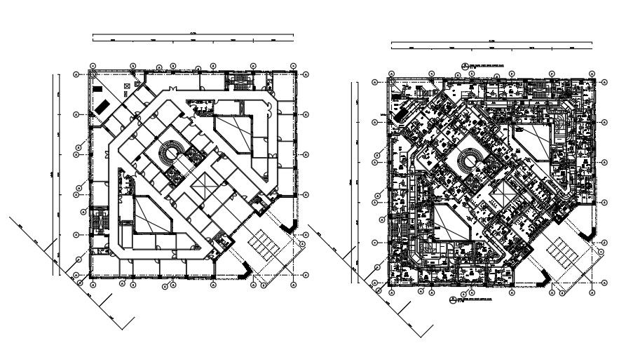 Site layout and plan layout.