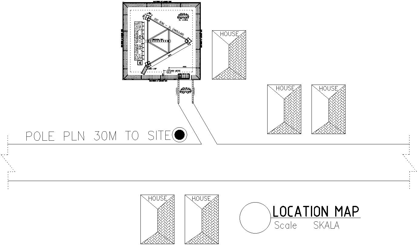 Site layout of residential house Autocad file ,cad drawing , dwg format