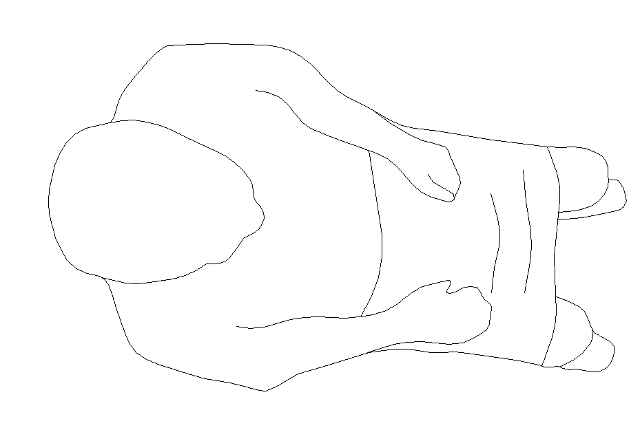 Sitting position men CAD blocks 2d view layout autocad file