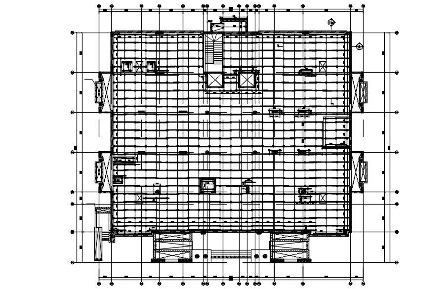 Slab scaffolding design in detail AutoCAD drawing, dwg file, CAD file