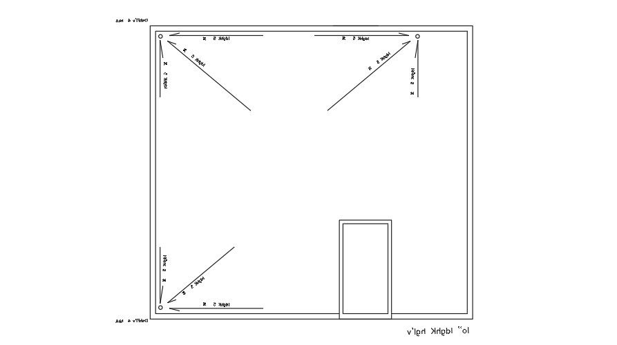 Slope Plan Of House Terrace Floor Plan AutoCAD File