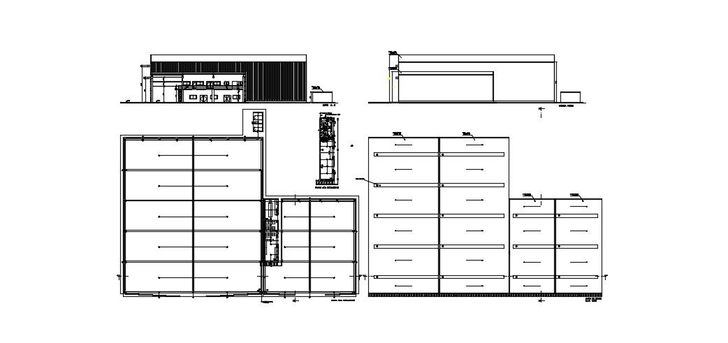 Small Building Elevation In DWG File