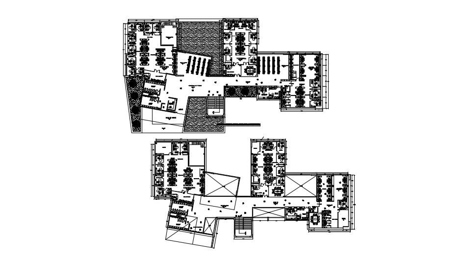 Small Office Floor Plan In AutoCAD File