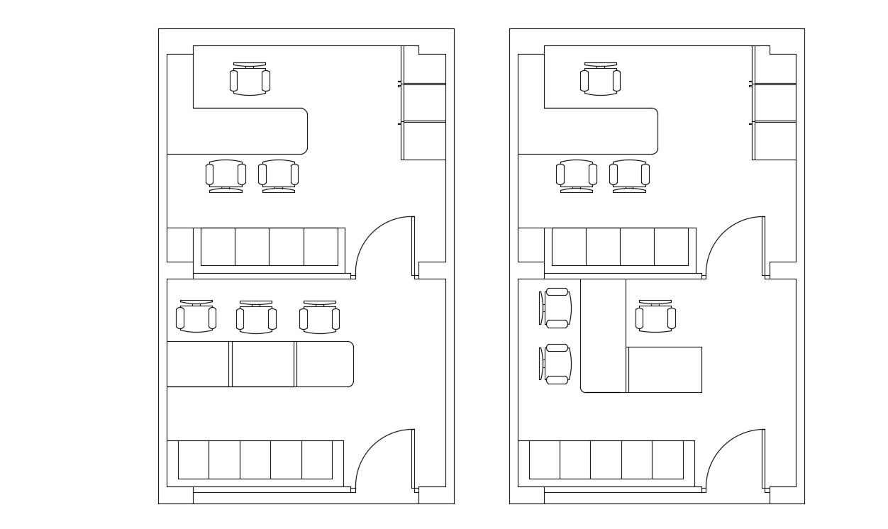 Small Office Interior Design Layout Plan