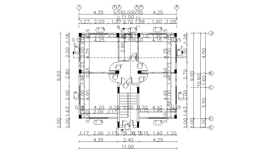 Small House Building Design With Working Drawing AutoCAD File
