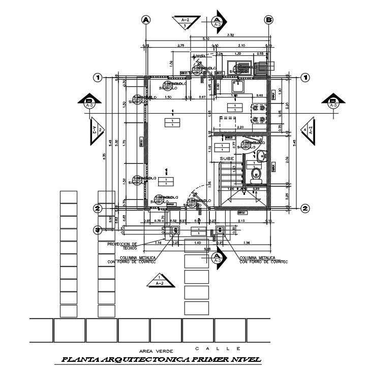 Small House Ground Floor Plan AutoCAD Drawing Download DWG File