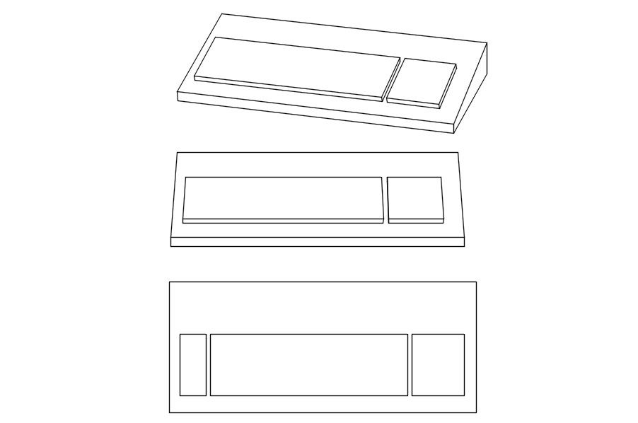 Small ramp Details 2d cad blocks in AutoCAD, dwg file.