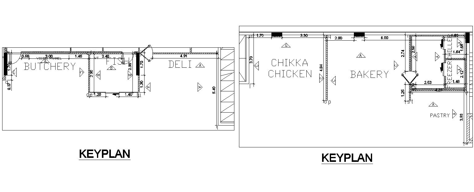 Small shop building section layout AutoCAD DWG drawing file details are given. Download the AutoCAD 2D DWG file.